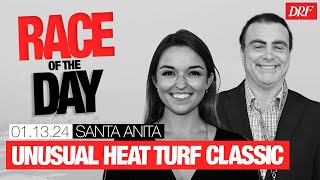 DRF Saturday Race of the Day  Unusual Heat Turf Classic  January 13 2024 [upl. by Lua334]