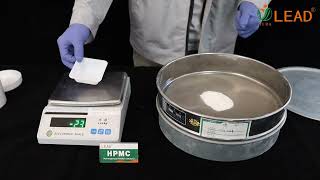 YIDA HPMC Hydroxypropyl Methylcellulose Fineness Test [upl. by Bernstein547]