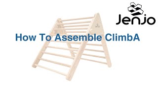 How To Assemble ClimbA Pikler [upl. by Wamsley]