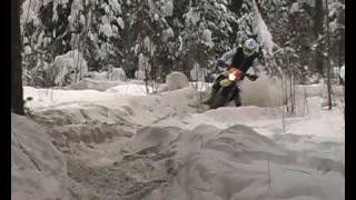 Snow Enduro Action [upl. by Roede]