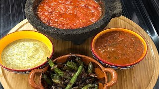 4 Salsas Mexicanas Muy Sabrosas [upl. by Quennie]