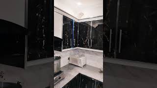 High gloss kitchen making in Islamabad wood carpentery carpentry woodwork furniture [upl. by Ytsenoh]