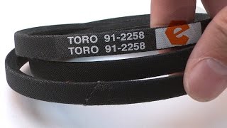 How to Replace the Drive Belt on a Toro Walk Behind Lawn Mower [upl. by Maffa]