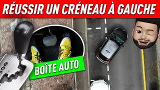 RÉUSSIR UN CRÉNEAU À GAUCHE  BOÎTE AUTOMATIQUE  PERMIS 2021 🚗💨 [upl. by Ayam]