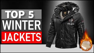 TOP 5 BEST Men’s Winter Jackets in 2025 [upl. by Nihhi]