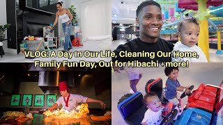 VLOG A Day In Our Life Cleaning Our Home Mental Health Day Going Out For Hibachi  more [upl. by Lrad763]