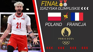 GRAND FINAL VOLLEYBALL OLYMPICS PARIS 2024 POLAND VS FRANCE [upl. by Eisen]