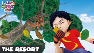 The Resort  रिसोर्ट  Shiva  Episode 49  Fun 4 Kids  Hindi  Super Action Best Cartoon [upl. by Hcnarb871]