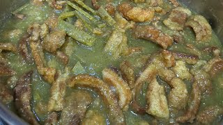 Chicharrón en Salsa verde con nopales 🍽️ [upl. by Eliezer]