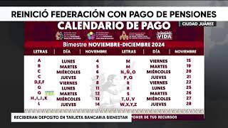 Pensión del Bienestar éste es el calendario OFICIAL de pagos de noviembre y diciembre [upl. by Einaffyt]