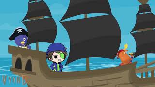 justin and the backyardigans s1 ep 1 pirate treasure part 2 [upl. by Araem]