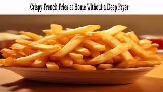 How to make crispy French fries at home without a deep fryer [upl. by Irwin344]