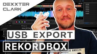 How to Pioneer DJ Recordbox export to USB drive tutorial  tips and tricks [upl. by Trainer374]