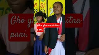 Gho gho Rani FLN action song at Kutmu School Lohardaga [upl. by Leinnad]