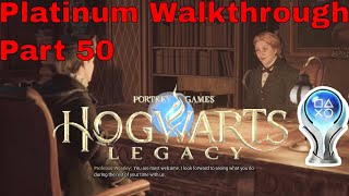 Hogwarts Legacy 100 Platinum Walkthrough Part 50 O W L amp Winning And The House Cup [upl. by Aleunamme]