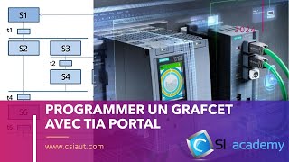 PROGRAMMER UN GRAFCET AVEC TIA PORTAL [upl. by Kistner448]