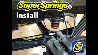 SuperSprings Install on Rear Leaf Spring Vehicle [upl. by Aknaib]