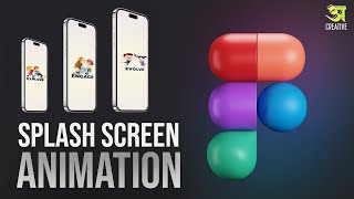 Splash Screen Animation figma animation [upl. by Eliath23]