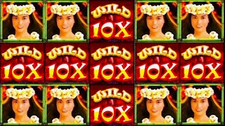 ★★JACKPOT HANDPAY★★50 BETS★★KILAUEA HIGH LIMIT SLOT MACHINE BUENO DINERO MUSEUM SLOTS WMS [upl. by Yadnus391]