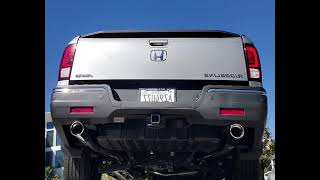 Ridgeline Dual Exhaust Setup with Helmholtz by GoodWin Racing [upl. by Ane550]