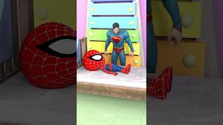 Superman tickles Baby Spider gta [upl. by Egduj]