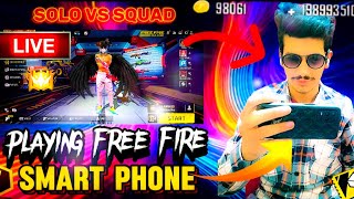 BEST SOLO VS SQUAD GAMEPLAY ON MOBILE PLAYER GARENA FREE FIRE BHAVYA IS GO 🔴LIVE STREAM [upl. by Anazus]