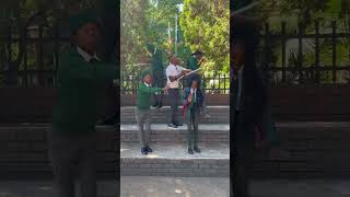 Myztro ah ah dance challenge Accepted thekingofamapiano amapiano2023 PullUpYoShorts [upl. by Enilec]