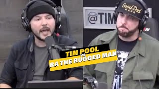 RA The Rugged Man vs Tim Pool  You Can’t Yell at RAPPERS [upl. by Aitekram]