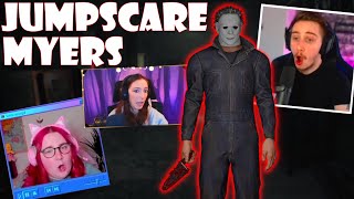 Jumpscare Myers VS Twitch Streamers  Dead By Daylight [upl. by Yancey422]