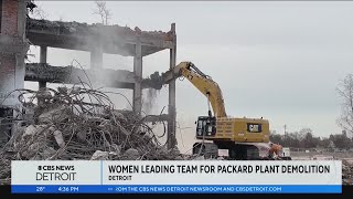 Women leading the team for Packard Plant demolition in Detroit [upl. by Wood]