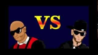 Lafouine vs Booba round 1  Budokai Rap Game [upl. by Nasia]