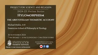 Hylomorphism – The AristotelianThomistic Account  Michael Dodds OP [upl. by Norrag]