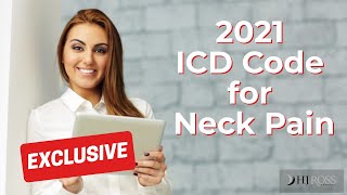 2021 ICD Code for Neck Pain [upl. by Adnirol]