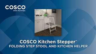 Kitchen StepperTM Folding Step Stool [upl. by Daisey]