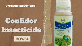 Confidor 20 SL Insecticide Bayer  Imidacloprid 171 Pesticide Uses amp Mode of Action UrduHindi [upl. by Humble]