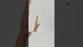 Touching Words l Tactile Sign Language l deaf language signlanguage learn [upl. by Enamrahs]