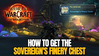 How to get the Sovereigns Finery Chest  World of Warcraft The War Within [upl. by Kacey]