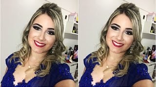 Penteado rápido e fácil para Festas [upl. by Enomas]