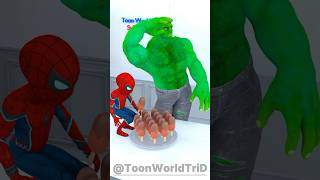 🍫 SpiderMan Sneaks Hulk’s Choco Bar Ice Cream Where’s the Honesty 😂 gta [upl. by Shawnee]