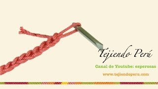 Crochet cadeneta o cadena de inicio [upl. by Ahtar]