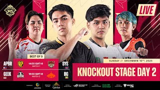 LIVE  DAY 2  M5 World Championship Knockout Stage  ENG [upl. by Marquez403]