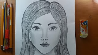 Disegni facili  Come disegnare una faccia per principianti  EASY WAY TO DRAW A REALISTIC FACE [upl. by Col]