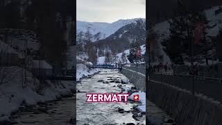 Zermatt  Switzerland 🇨🇭  Suisse  Schweiz  Matterhorn  Stream from the mountains [upl. by Duj609]