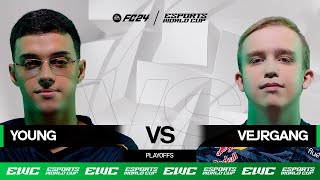 Young vs Vejrgang  EWC EA SPORTS FC 24  Day 4  Playoffs [upl. by Balfour940]