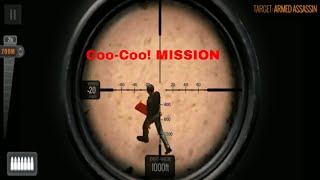 Sniper 3D Assassin Shoot to kill CooCoo MISSION [upl. by Klusek]