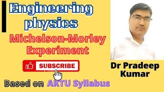 Michelson Morley Experiment I Special Theory of relativity [upl. by Ardnaet]