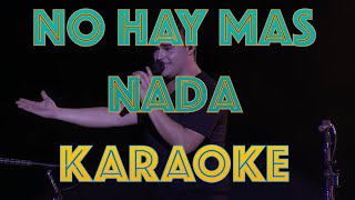 Los Totora  No hay mas nada VERSION VIVO  KARAOKE [upl. by Banyaz]