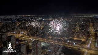 20232024 New Year’s Fireworks in Belgrade Serbia in 4K [upl. by Primalia954]