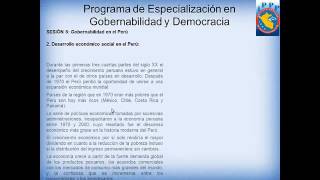 Gobernabilidad y democracia  Gobernabilidad en el Perú  Sesión 8 [upl. by Anastassia850]