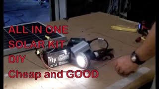 Solar Power low cost DIY All in one system [upl. by Nylirak]